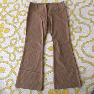 🤎Charlotte Russe Tan Pants w/ Stripes🤎 Sz 11